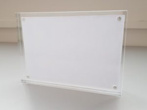 ukuran frame acrylic magnet